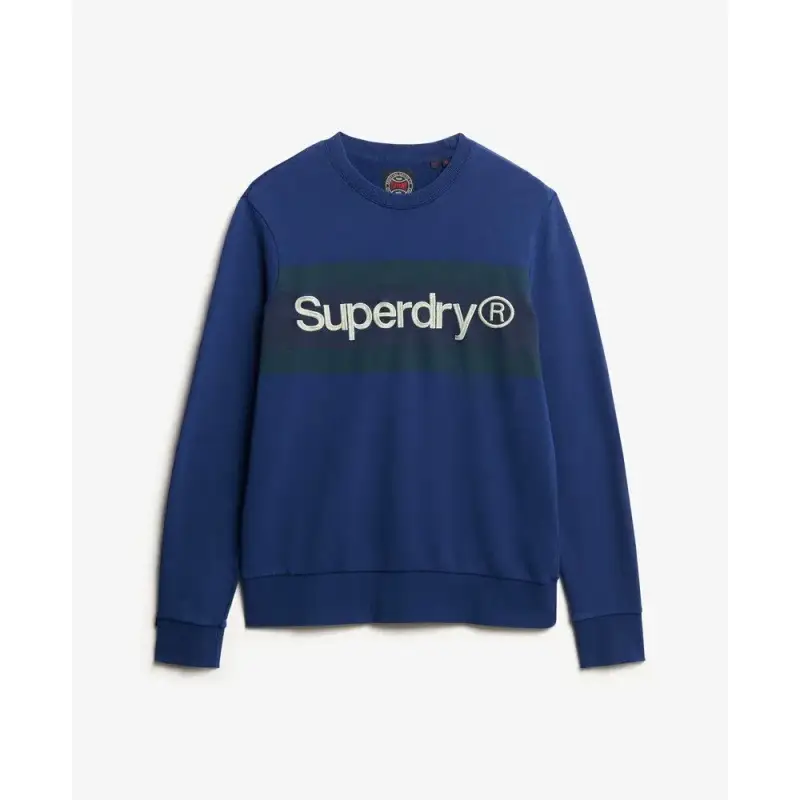 Felpa a righe Superdry Core Logo