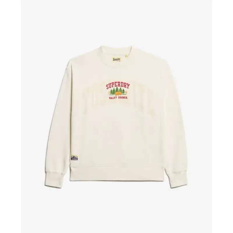 Felpa aderente da donna Superdry Travel Souvenir