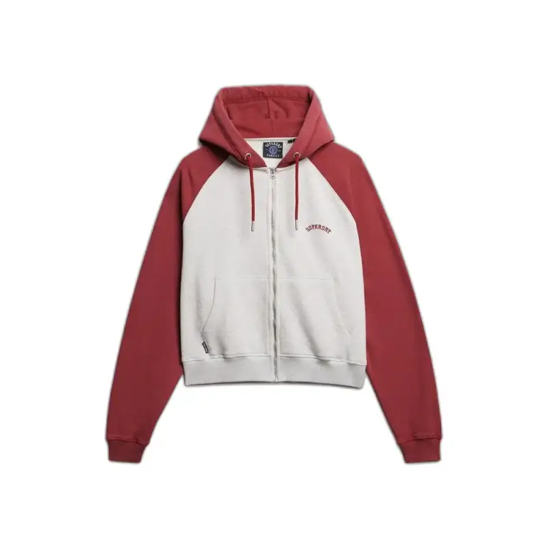 Felpa con cappuccio da donna Superdry Essential Logo OSZ Raglan ZH