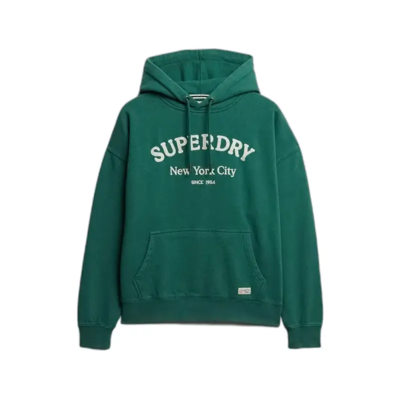 Felpa con cappuccio da donna Superdry Luxe Casual Emb Relaxed