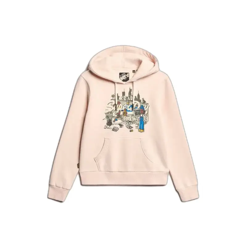 Felpa con cappuccio da donna Superdry New York