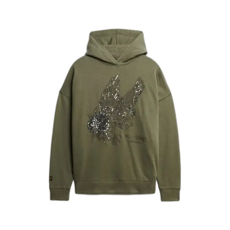 Felpa con cappuccio da donna Superdry Tattoo Embellish