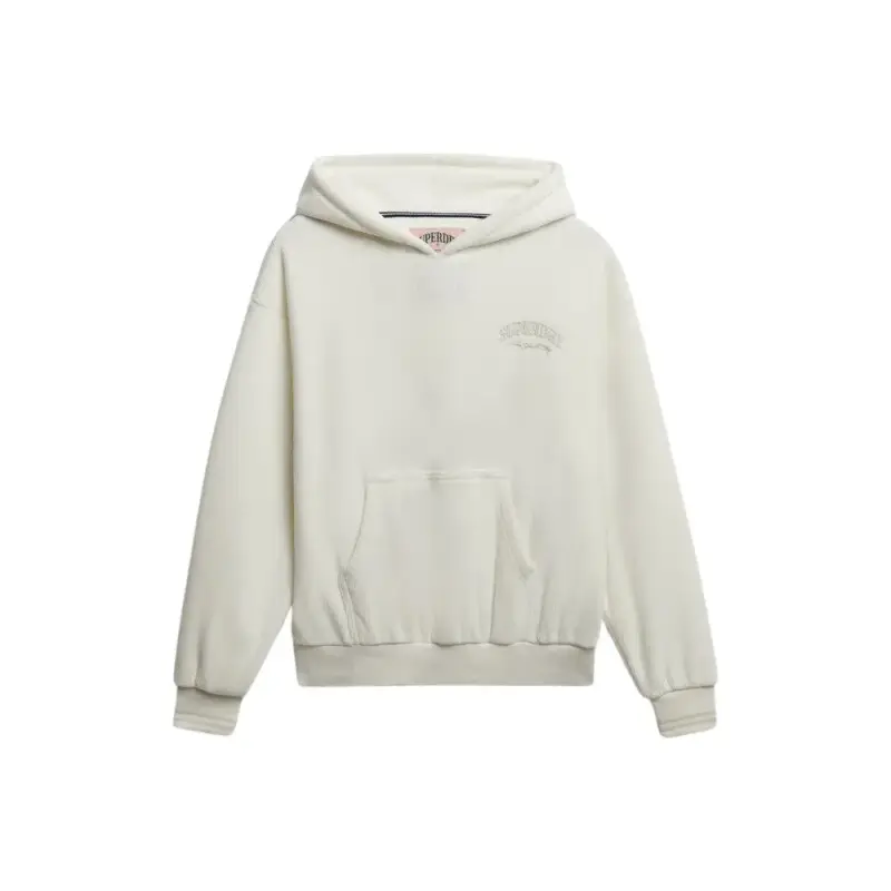 Felpa con cappuccio in velluto donna Superdry Country Club Relax