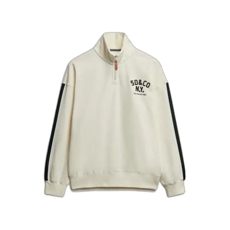 Felpa girocollo con zip donna Superdry Country Club Applique