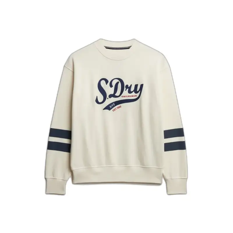 Felpa girocollo da donna Superdry Varsity Script