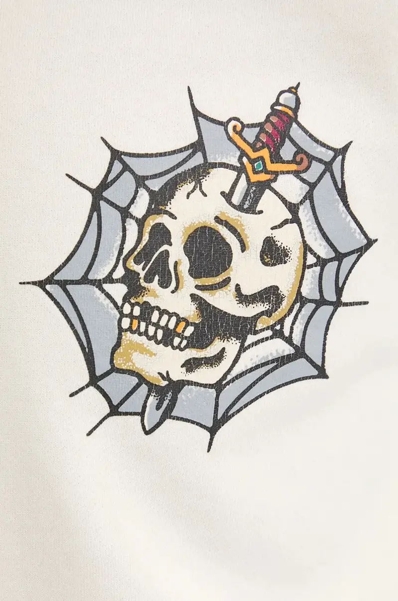 felpa in cotone Beige miniatura 5