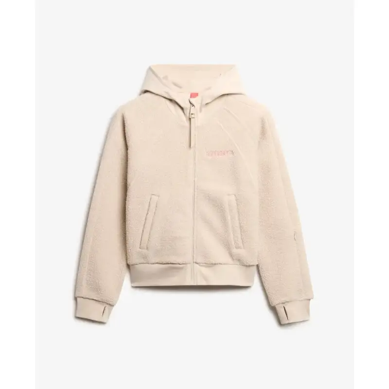 Felpa in pile con cappuccio da donna Superdry Active Tech