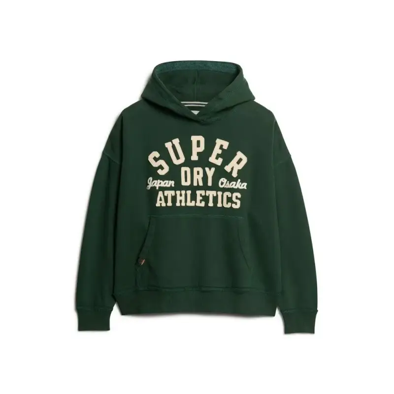 Felpa oversize con cappuccio da donna Superdry Athletic Essentials