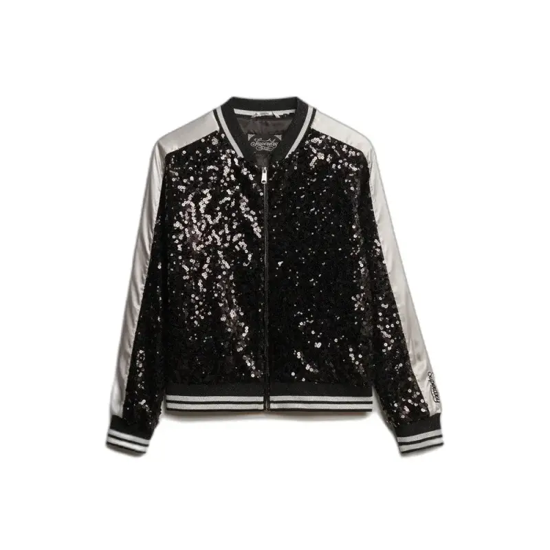 Giacca bomber con paillettes donna Superdry Suikajan