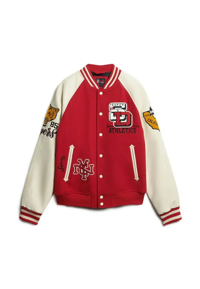 Giacca College Varsity Patched RXG - S / Rosso