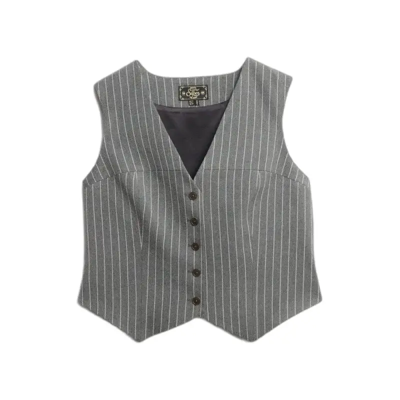 Gilet da costume donna Superdry Pinstripe