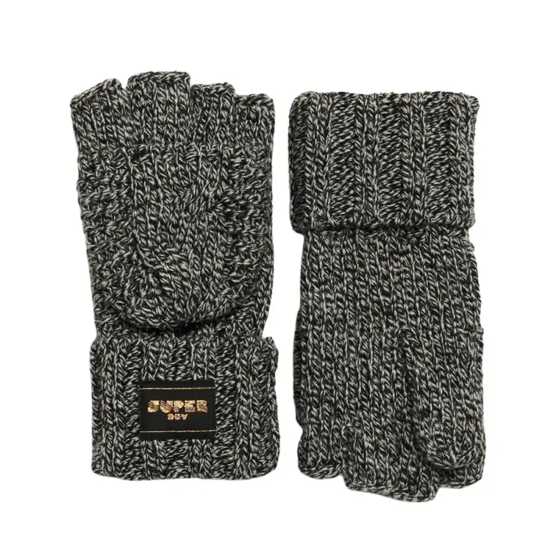 Guanti da donna in maglia a treccia Superdry
