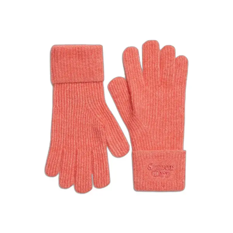 Guanti in maglia a coste morbidi donna Superdry