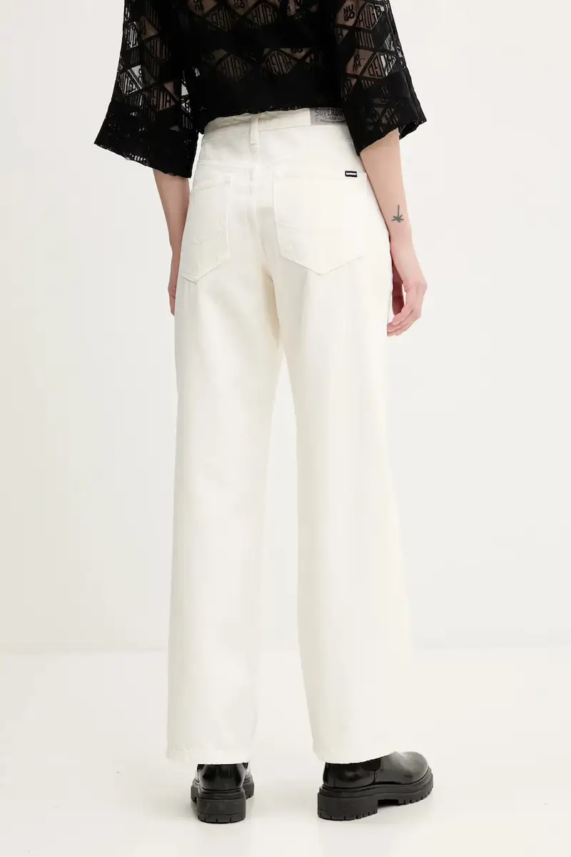 Superdry Jeans Donna Beige 3292235 miniatura 3