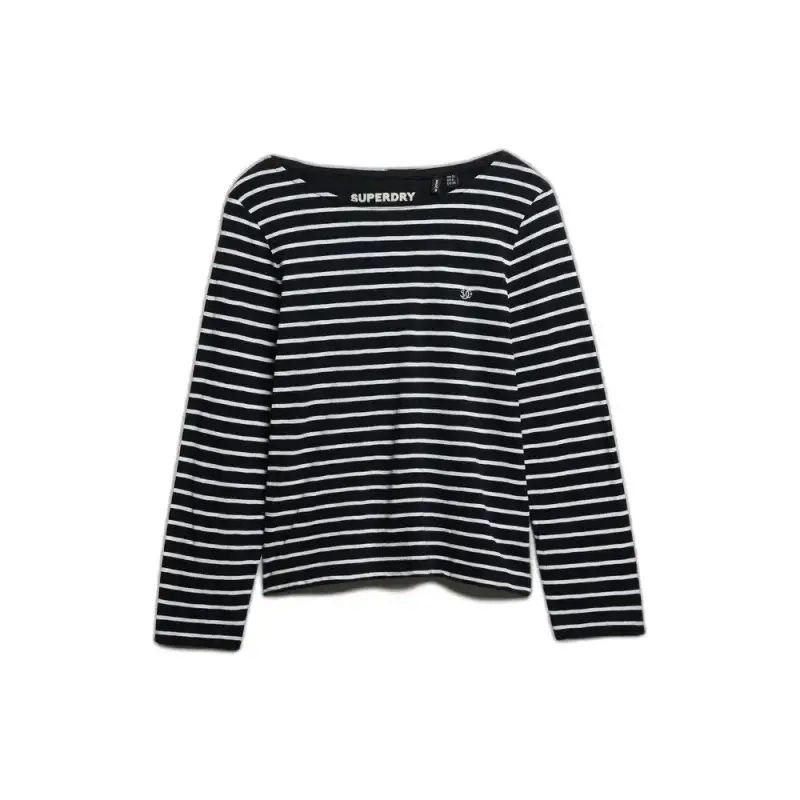 Maglietta a manica lunga da donna Superdry Studios Slub