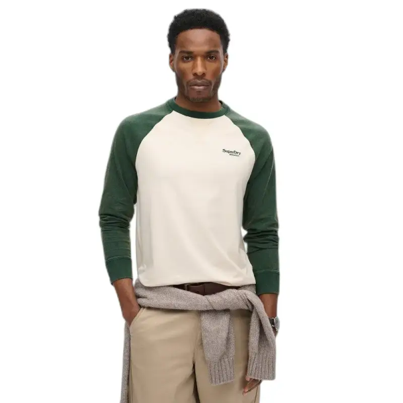 Maglietta a manica lunga Superdry Essential Logo Baseball