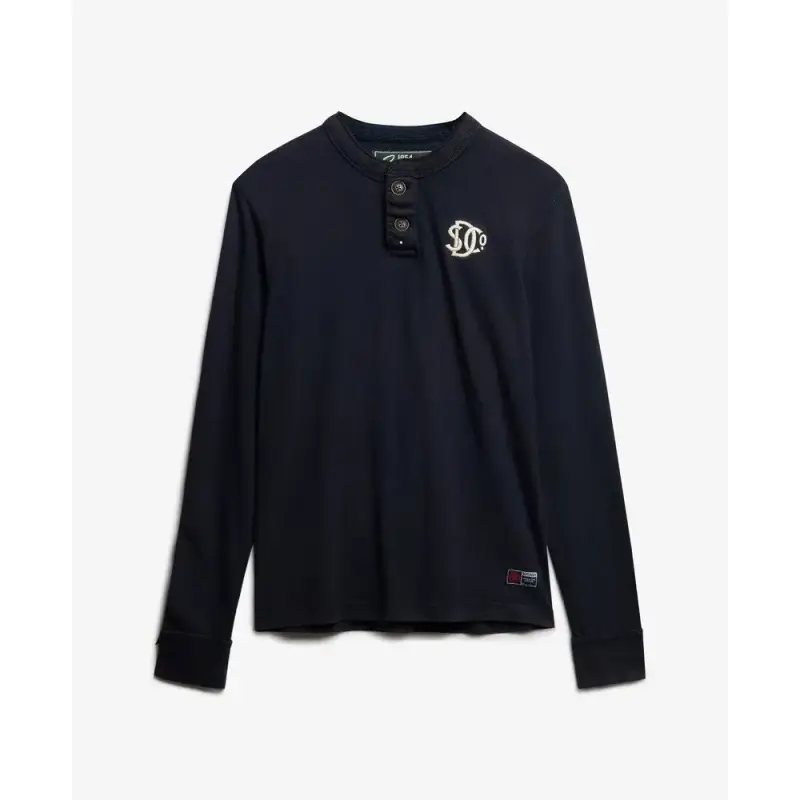 Maglietta a manica lunga Superdry Vintage Athletic Grandad