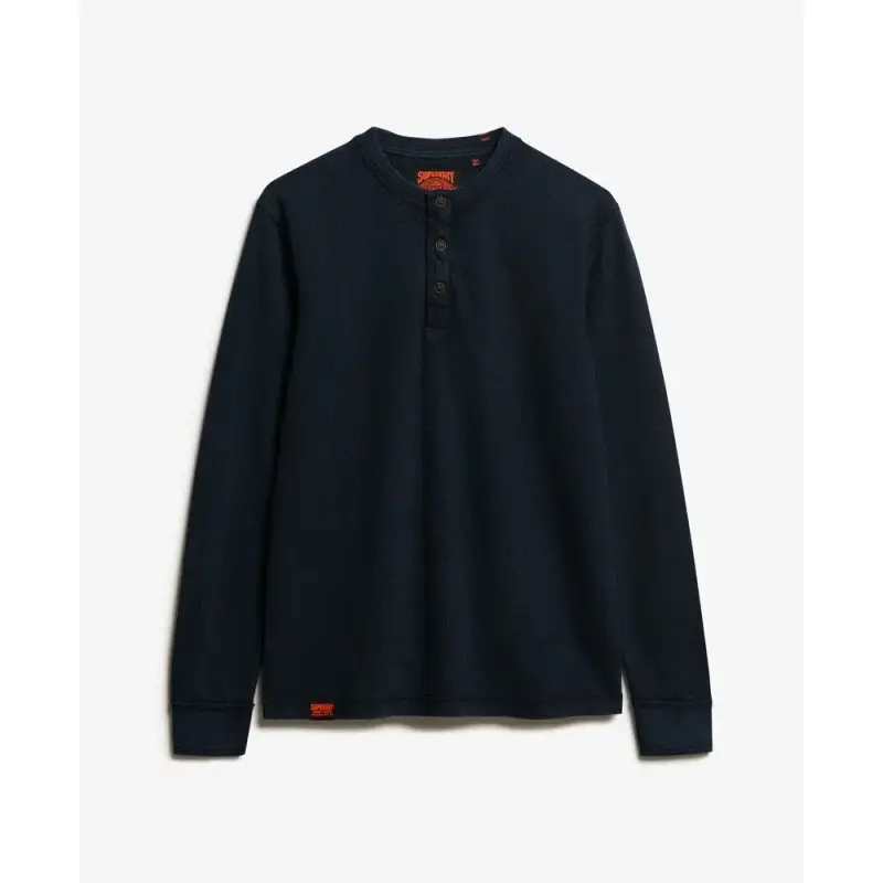 Maglietta a manica lunga Superdry Vintage Textured Grandad