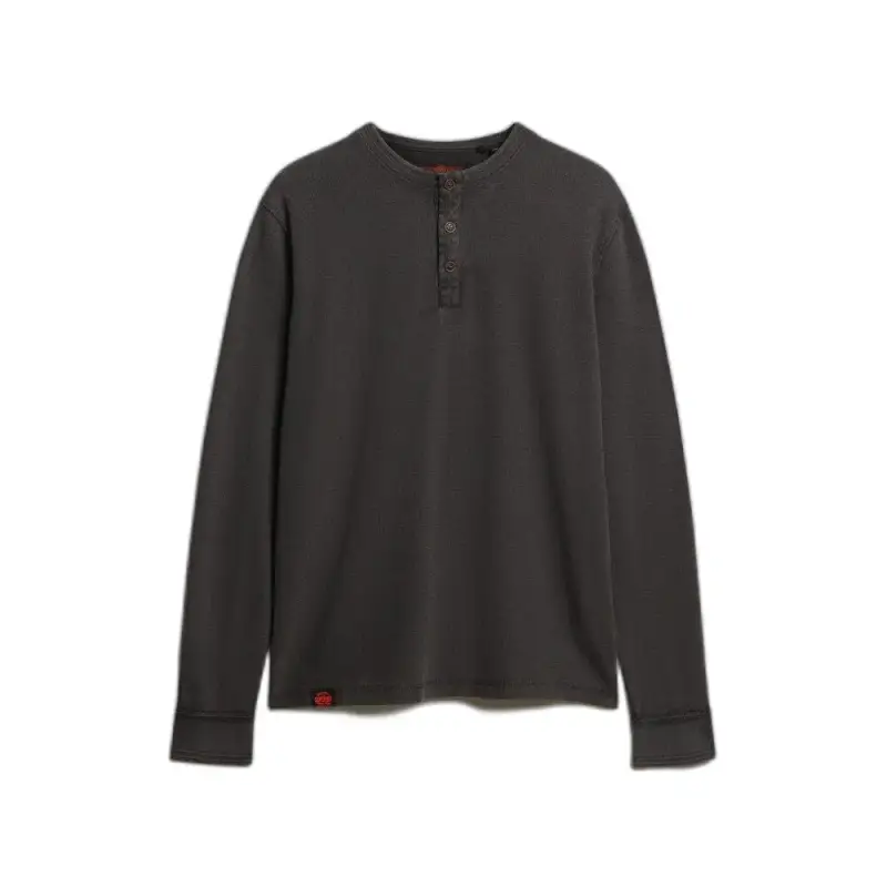 Maglietta a manica lunga Superdry Vintage Textured Grandad