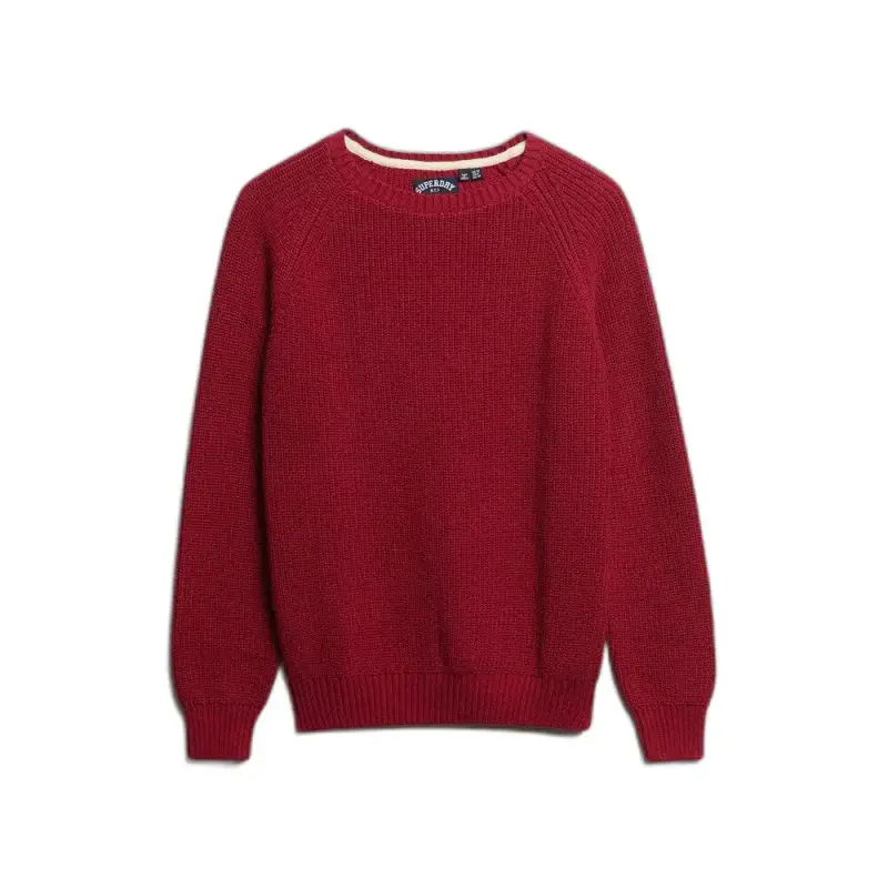 Maglione donna in maglia a costine casual Superdry