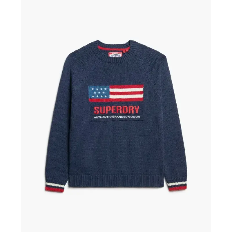 Maglione girocollo da donna Superdry Americana