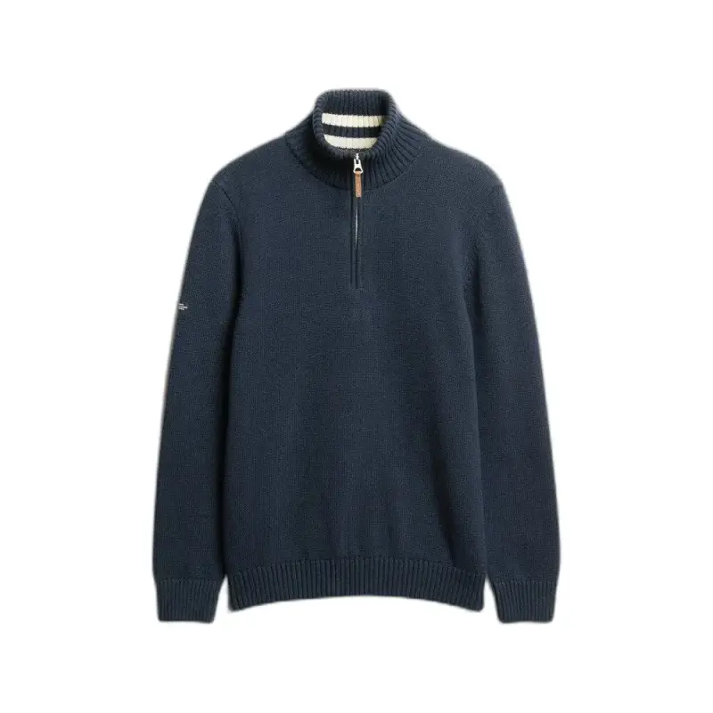 Superdry Maglione in cotone a collo camionista