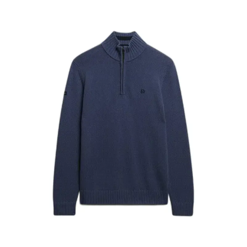 Superdry Maglione in cotone a collo camionista