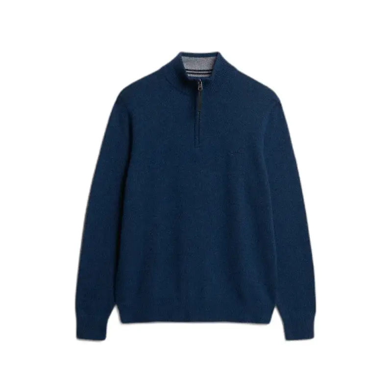 Superdry Maglione in misto lana con colletto a camionista