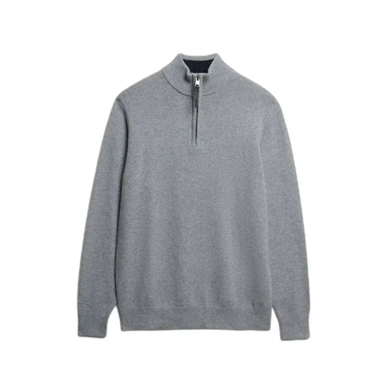 Superdry Maglione in misto lana con colletto a camionista