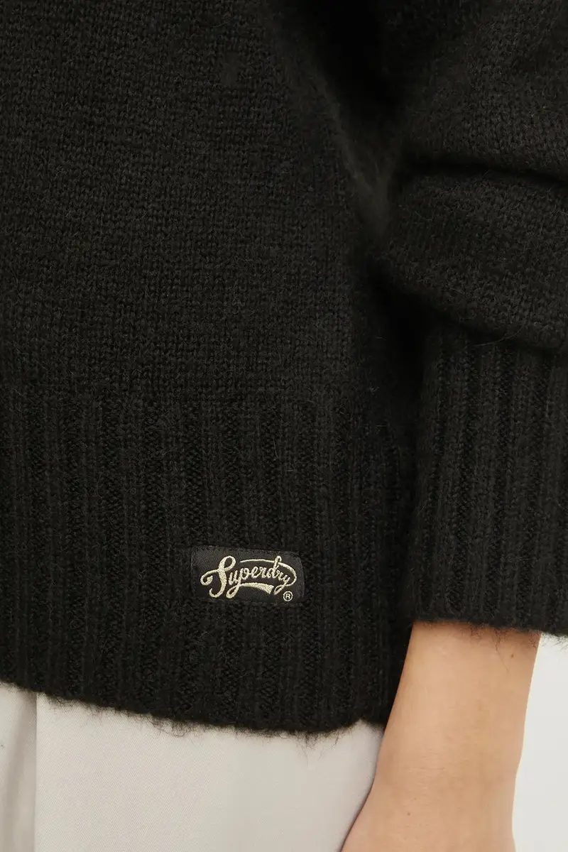 maglione in misto lana donna colore nero W6110553A-02A miniatura 5