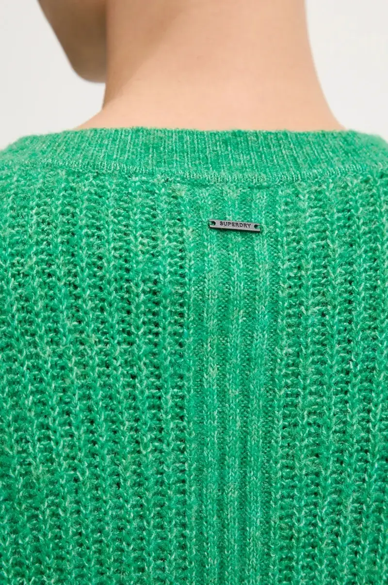 maglione in misto lana donna colore verde W6110579A-B7O miniatura 5