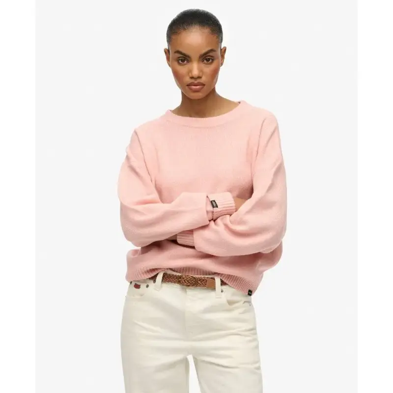 Maglione oversize con scollo rotondo donna Superdry