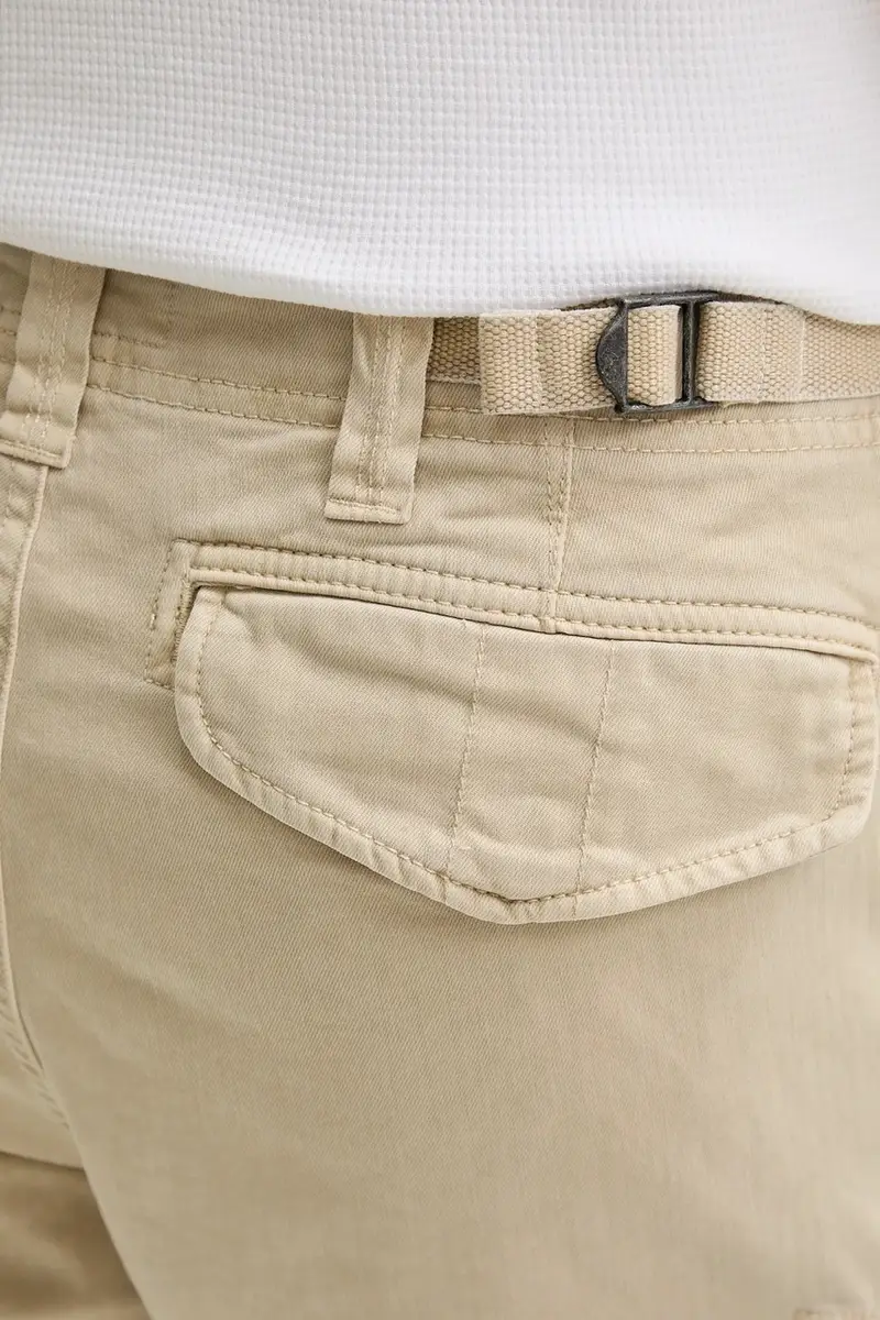 pantaloncini uomo colore beige M7110433A-13K miniatura 4