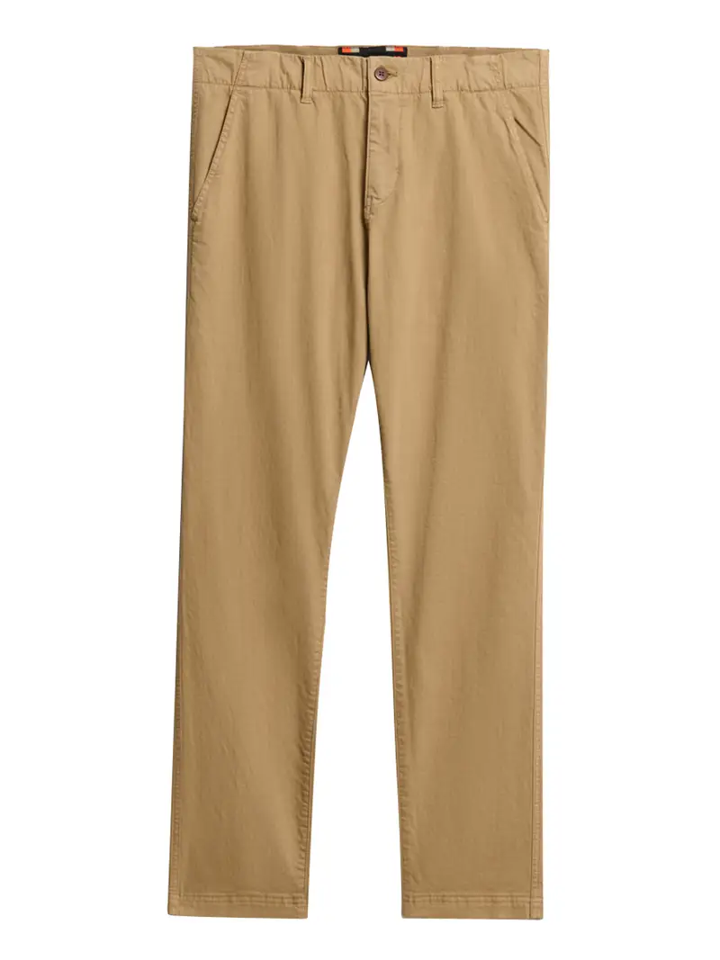 pantalone chino superdry international da uomo - beige
