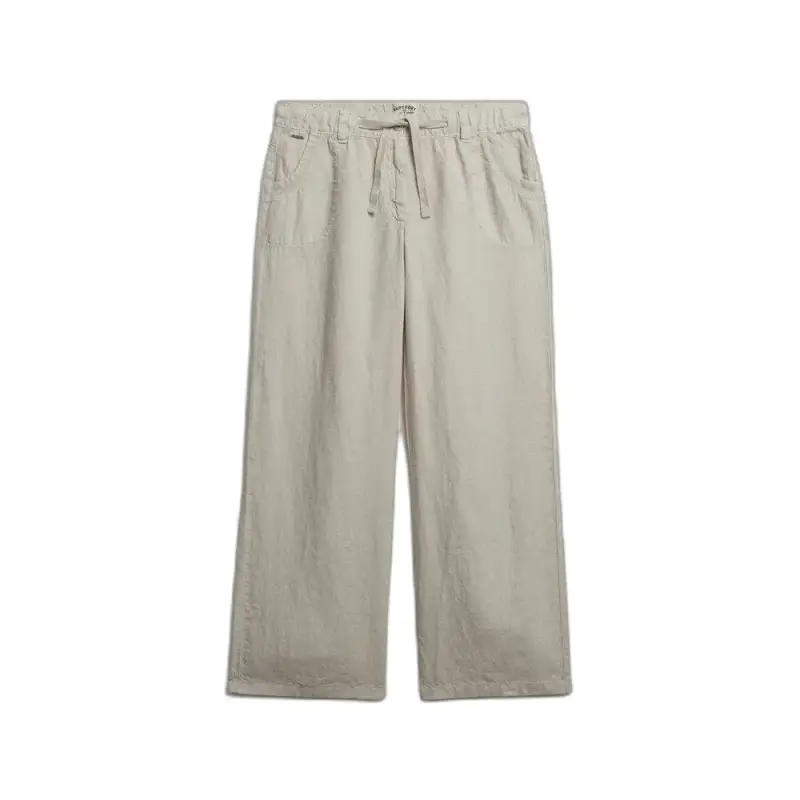 Pantaloni da donna in lino Superdry