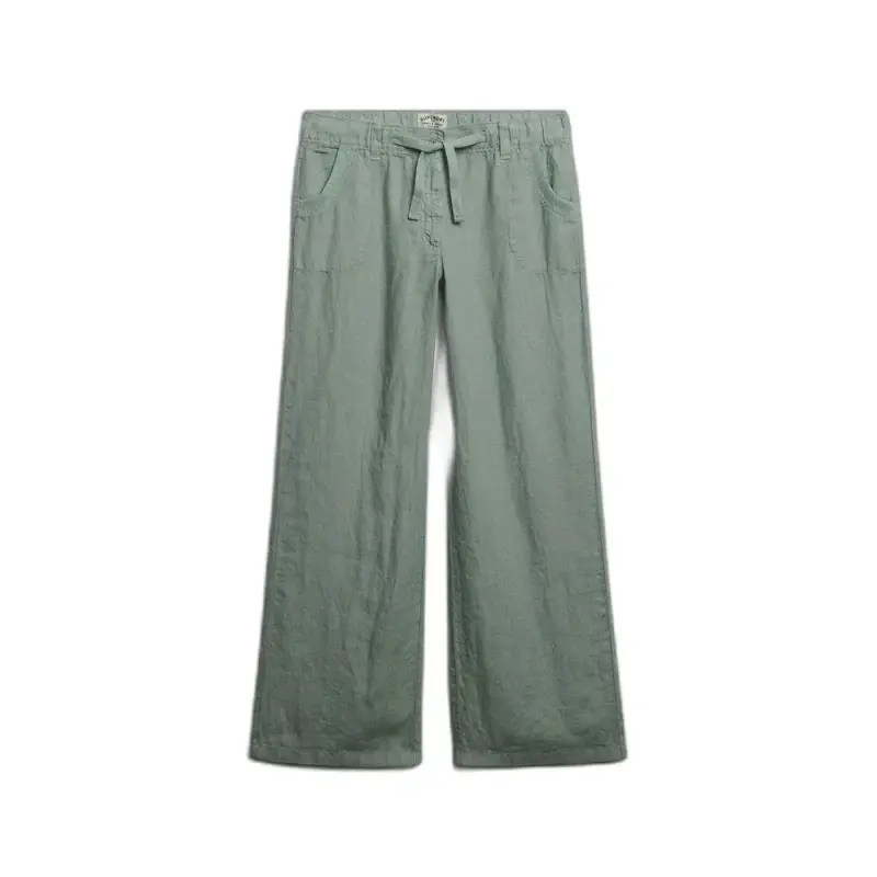 Pantaloni da donna in lino Superdry