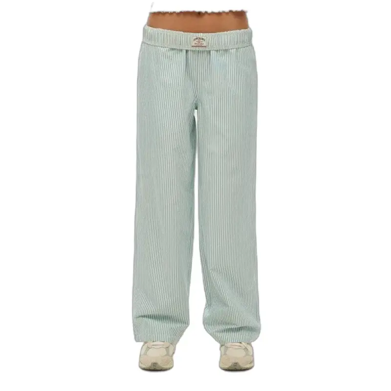 Pantaloni elasticizzati a righe in cotone da donna Superdry