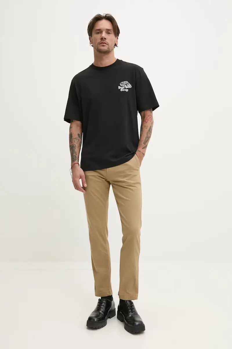 pantaloni uomo colore verde M7011135A-D8S miniatura 2