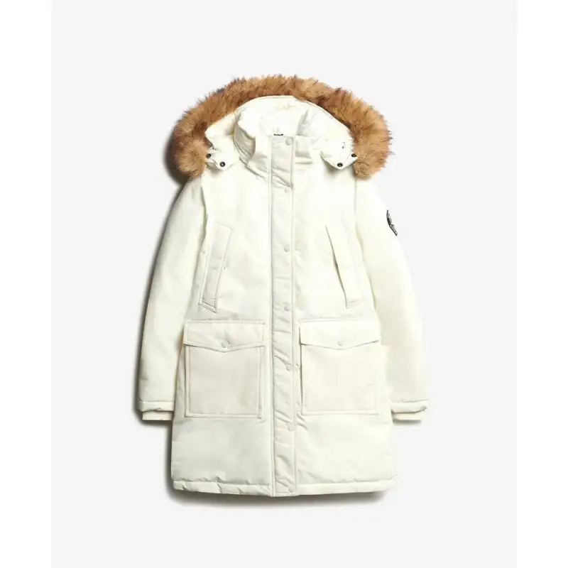 Parka in pelliccia sintetica donna Superdry Everest