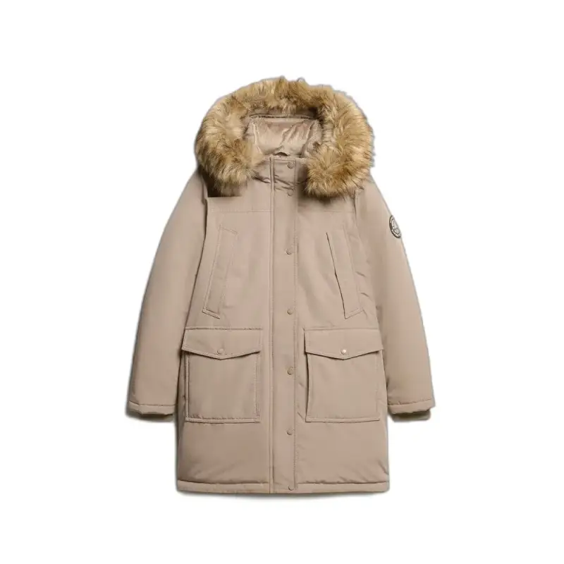 Superdry Parka in pelliccia sintetica donna Everest