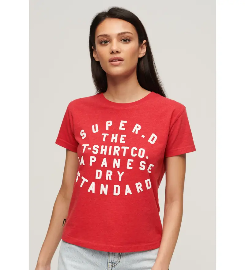 Superdry T-shirt Donna Rosso 4057941