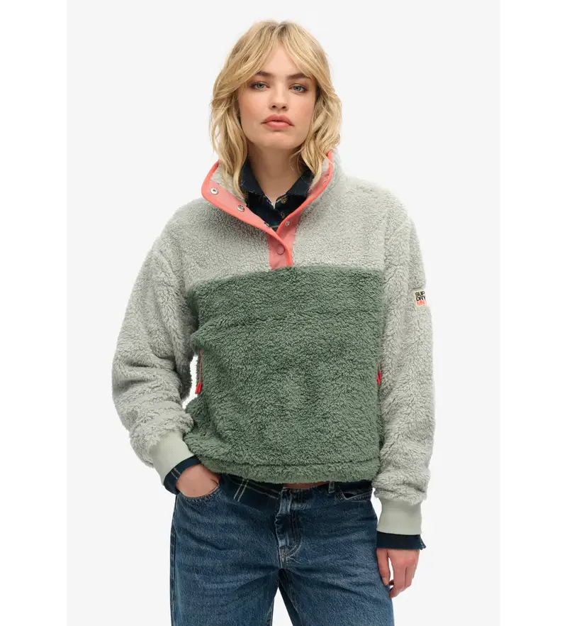 per donna. W2012349A Pile super morbido Green Mash Up (XS), Casual, Verde, Poliestere