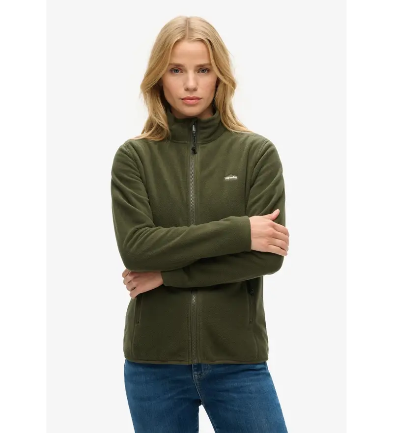 per donna. W2012375A Pile polare verde (XS), Casual, Poliestere