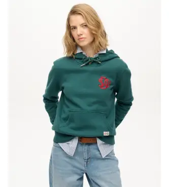 per donna W2012573A Felpa verde neon Sd&Co (S), Casual, Cotone, Manica lunga