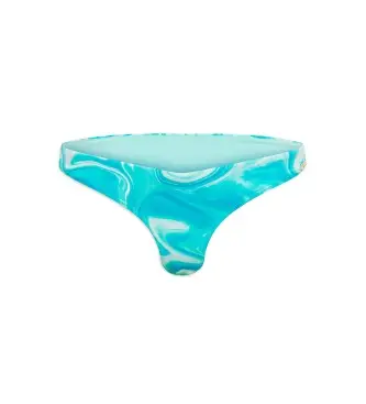 per donna W3010389A Slip bikini blu stampati dal design audace (S), Beachwear, Polister riciclato, Sostenibile