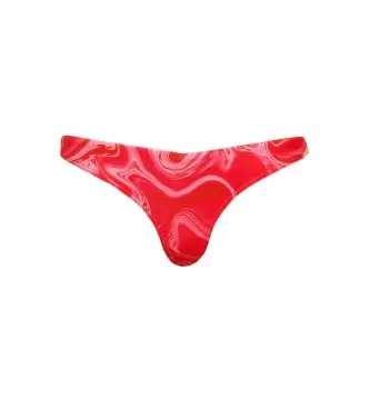 per donna W3010389A Slip bikini rosa stampati dal design audace (XS), Beachwear, Polister riciclato, Sostenibile