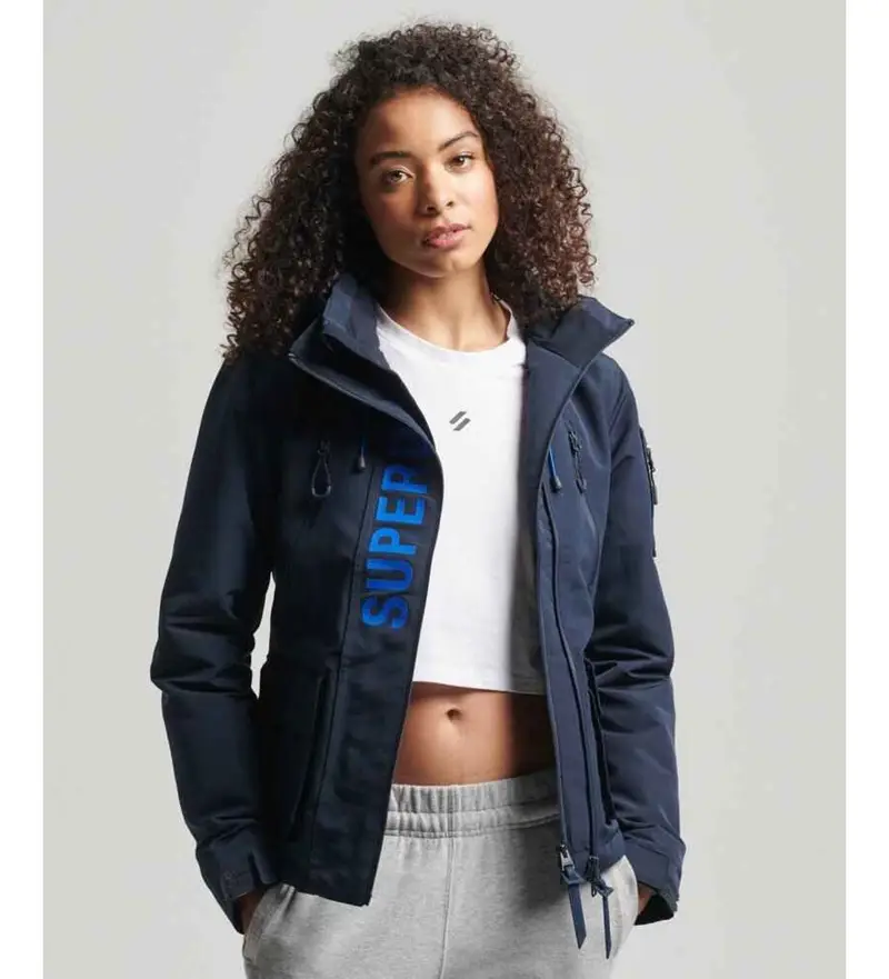 per donna W5011153A Giacca a vento Ultimate SD-Windcheater blu (XS), Casual, Poliestere, Manica lunga, Navy