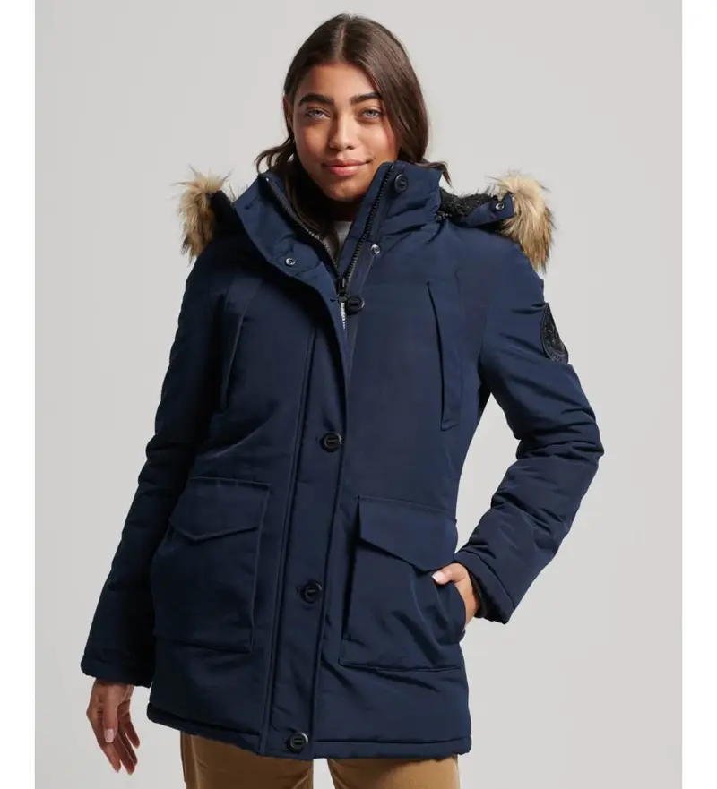 Superdry Parka Donna Blu 4109054