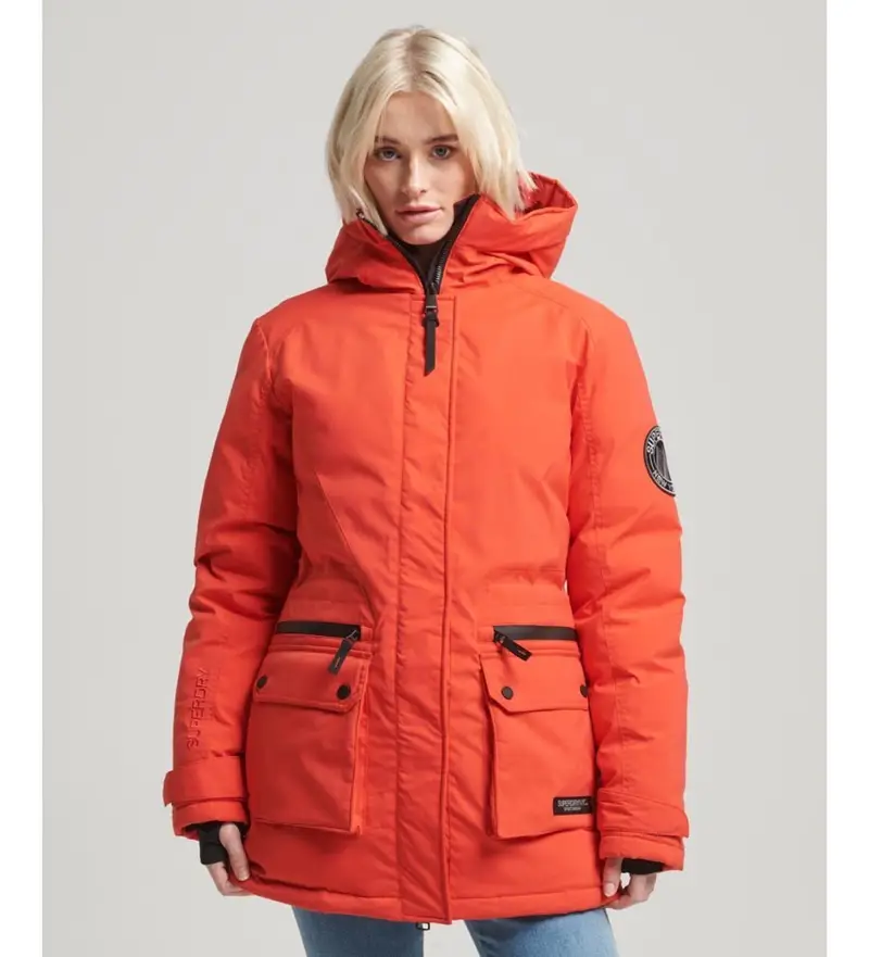 Superdry Parka Donna Rosso 2943369