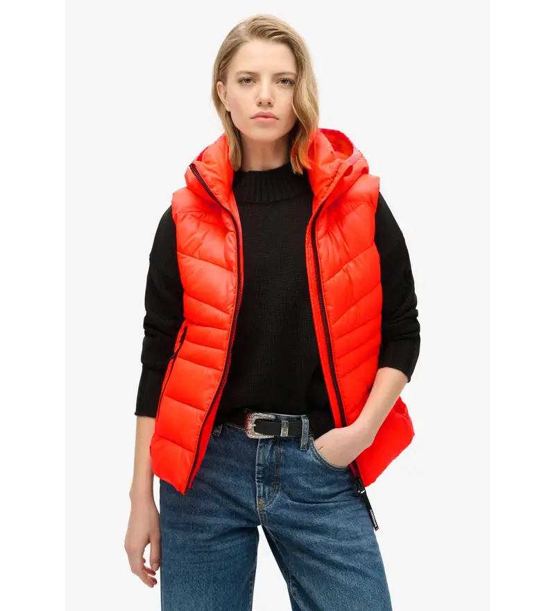 Superdry Gilet Donna Corallo 4046462